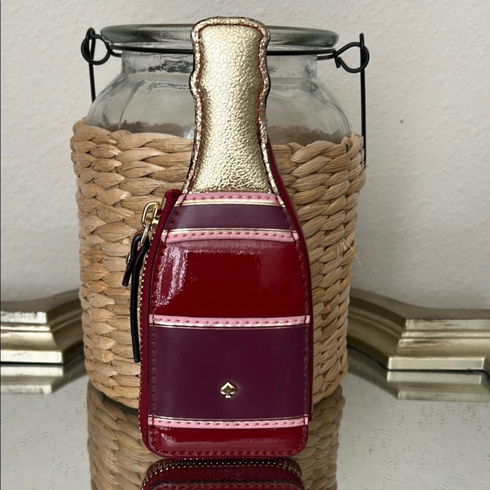 Kate Spade champagne coin pouch - Picture 2 of 9